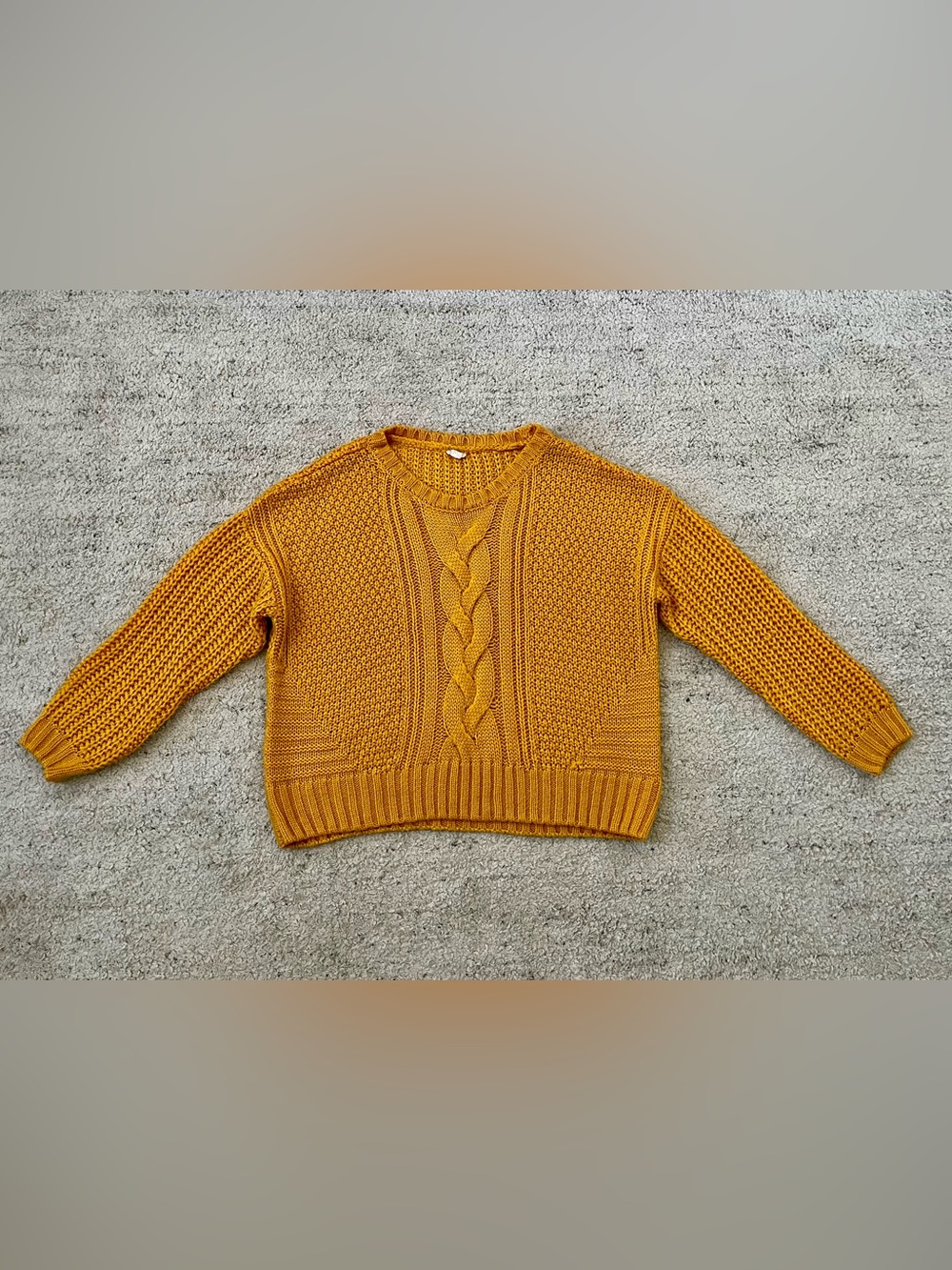 Garage Yellow Knit Sweater